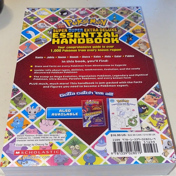 Scholastic Pokémon Super Duper Extra Deluxe Essential Book - Multicolor - Picture 3 of 4